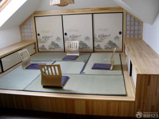 最新日式家居阁楼装修样板间欣赏