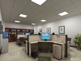 小型办公室简约办公椅子装修实景图欣赏2023