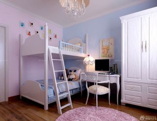 欧式儿童房双层儿童床设计图片欣赏