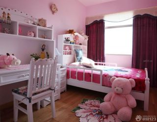 地中海风格儿童房女孩卧室装修设计图片欣赏