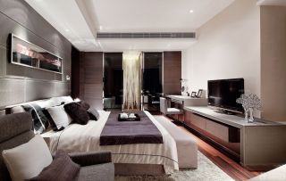 2023最新家装主卧室简约电视柜设计效果图欣赏