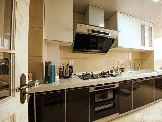 2023整体厨房烤漆玻璃橱柜设计图片