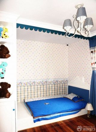 70平米小户型地中海风格卧室墙衣设计图片大全2023