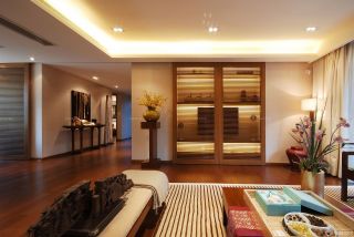 中式风格130平米新中式家具装修设计图片