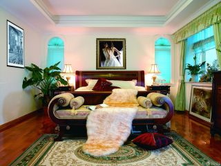 东南亚风格80平米两居小户型室内卧室装修效果图片