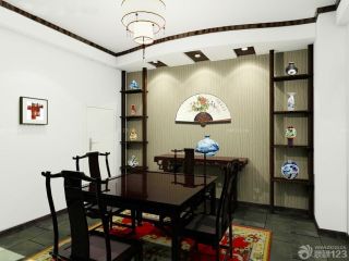  中式简约风格100平方二室二厅装修效果图欣赏