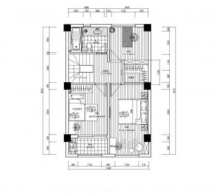 130平米三室两厅经典户型图2023