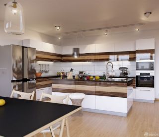一楼90平米房子开放式厨房装修效果图片