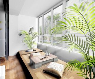 2023现代日式小型室内阳台榻榻米装修图片