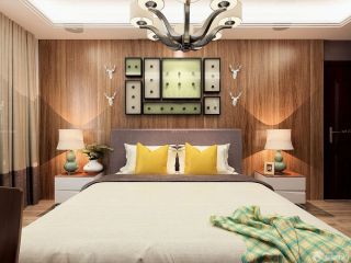现代欧式风格两室两厅房屋卧室装修效果图欣赏