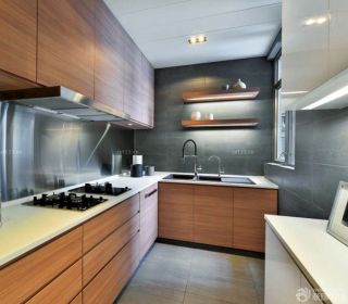 家装90平米小户型厨房墙面置物架装修效果图