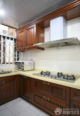 厨房橱柜颜色装修设计效果图片