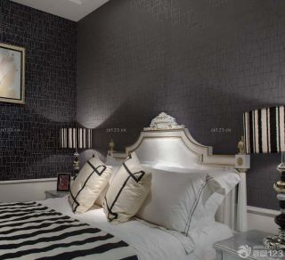 最新90平3房卧室壁纸装修效果图片