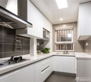 最新现代风格家装90平米三居厨房装修效果图欣赏