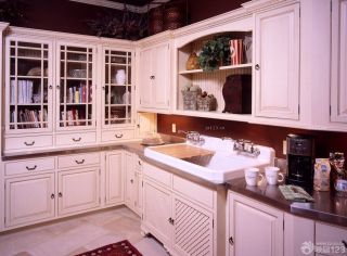 2023家装小户型开放式厨房地板装修图片