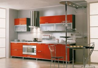 2023家装设计开放式厨房橱柜效果图片小户型