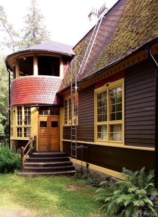 2023美式古典木屋别墅装修图片欣赏