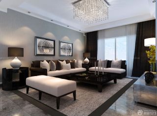 现代客厅组合沙发装修效果图欣赏2023