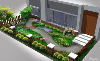 小别墅庭院景观园林设计效果图
