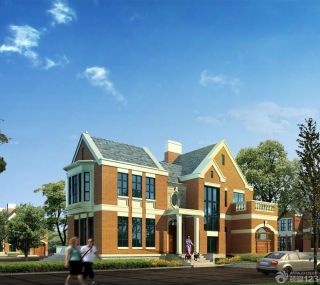 最新美式家装农村2层别墅外观设计效果图欣赏2023