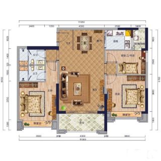 高档140平米别墅户型最新设计图2023