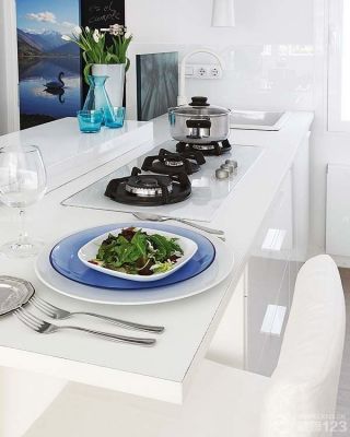 最新现代家装风格45平米小户型餐桌装修效果图大全