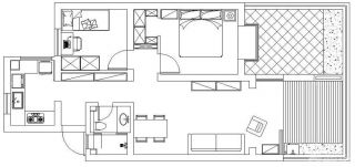 2023经典100平方别墅两居室装修设计图纸