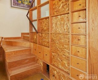 家庭室内楼梯间鞋柜装修效果图片大全2023
