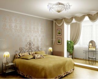 精致交换空间小户型卧室欧式窗帘设计