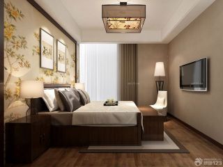 2023家装卧室双人床设计装修效果图片