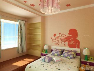 2023家装硅藻泥背景墙设计装修效果图片儿童卧室