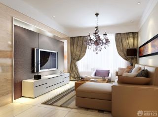 专业别墅设计家庭客厅窗帘效果图欣赏