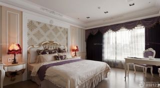 欧式新古典风格卧室装修设计效果图