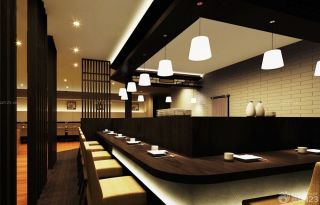 日式风格餐饮建筑室内设计装修效果图