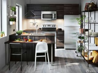 创意厨房置物架装修效果图大全2023图片