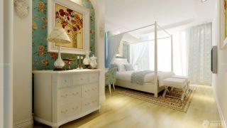 小户型卧室四柱床装修效果图大全2023图片