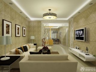 2023现代风格家装室内客厅设计效果图片