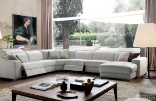 家庭客厅沙发装修效果图大全2023图片