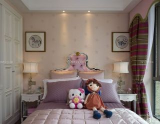 法式浪漫设计风格儿童房间效果图片大全