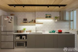 现代风格厨房橱柜装修设计图