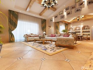 房屋室内客厅组合沙发设计效果图片