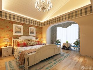 最新家装卧室双人床设计效果图片2023