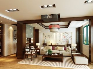 最新大户型客厅沙发背景墙装饰装修效果图