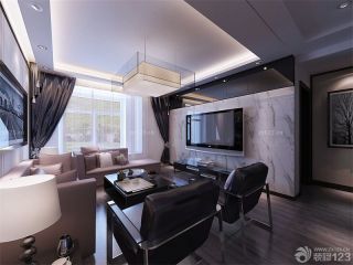 新中式家装电视墙设计效果图片