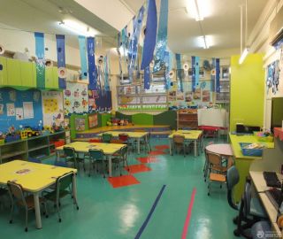 日韩幼儿园教室室内装修效果图片