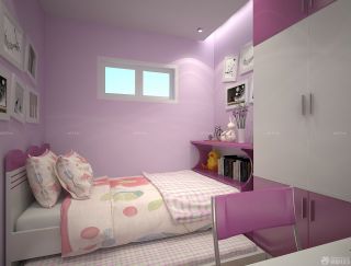 女生小卧室板式家具装修效果图片