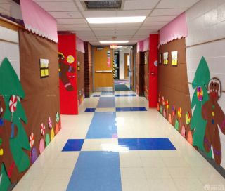 国外幼儿园走廊装修效果图片