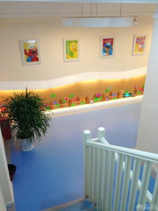 幼儿园室内楼梯扶手设计效果图片大全