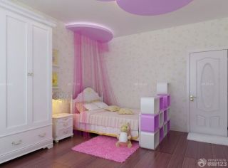 儿童卧室装修效果图欣赏 单人床装修效果图片