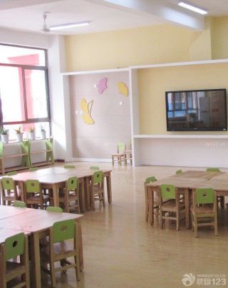 现代简约幼儿园教室装修设计效果图欣赏 